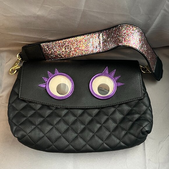 Betsey Johnson Googly Eye Purse, EUC - Picture 1 of 8